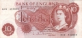 Bank Of England 10 Shilling Notes Portrait 10 Shillings, from 1963